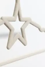 Living Textiles Living Textiles Baby Coat Hangers 10pk - Stars/Beige