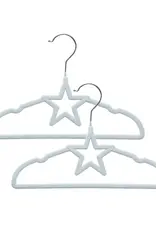 Living Textiles Living Textiles Baby Coat Hangers 10pk - Stars/Blue