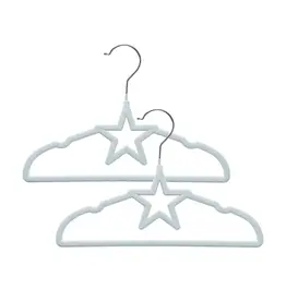Living Textiles Living Textiles Baby Coat Hangers 10pk - Stars/Blue