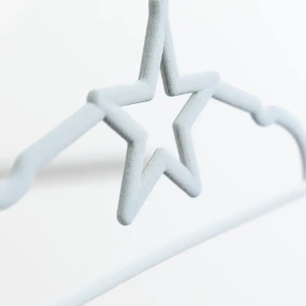 Living Textiles Living Textiles Baby Coat Hangers 10pk - Stars/Blue