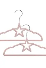Living Textiles Living Textiles Baby Coat Hangers 10pk - Stars/Pink