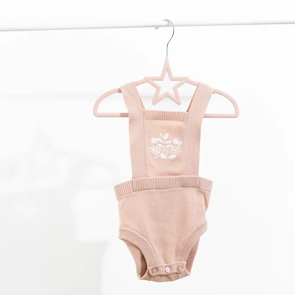 Living Textiles Living Textiles Baby Coat Hangers 10pk - Stars/Pink