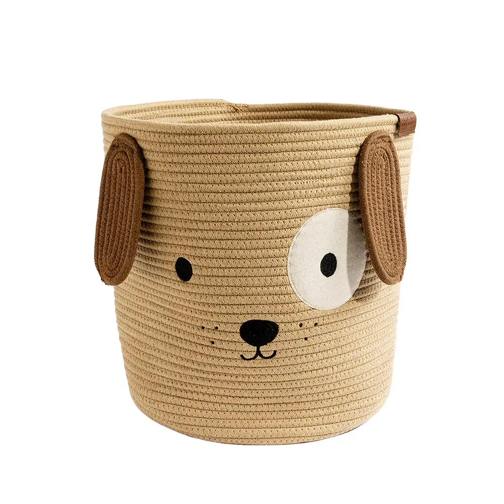 Living Textiles Living Textiles Cotton Rope Animal Hampers - Puppy