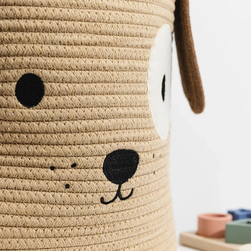 Living Textiles Living Textiles Cotton Rope Animal Hampers - Puppy