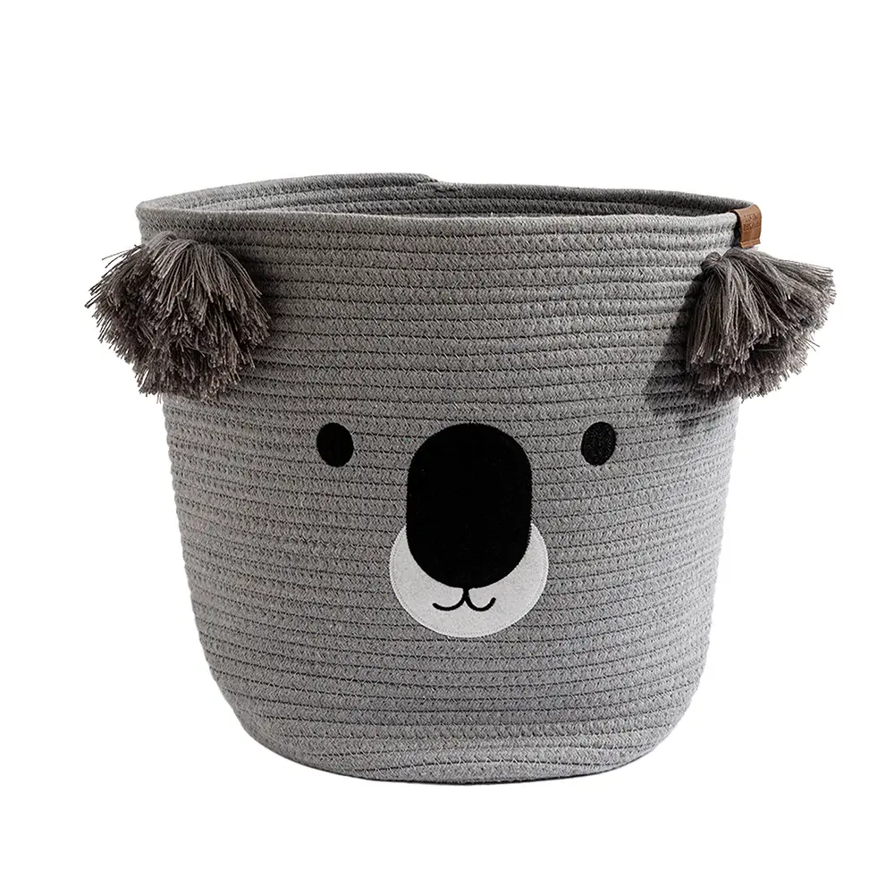 Living Textiles Living Textiles Cotton Rope Animal Hampers - Koala