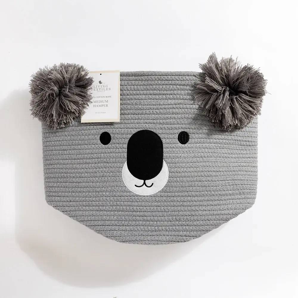 Living Textiles Living Textiles Cotton Rope Animal Hampers - Koala