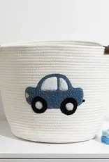 Living Textiles Living Textiles Cotton Rope Embroidered Hampers - Car