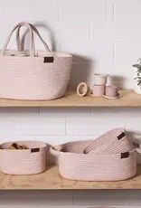 Living Textiles Living Textiles Cotton Rope 3pc Nursery Storage set - Pink