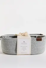 Living Textiles Living Textiles Cotton Rope 3pc Nursery Storage set - Sage