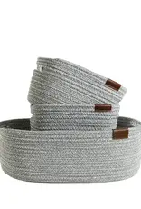 Living Textiles Living Textiles Cotton Rope 3pc Nursery Storage set - Sage