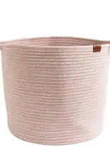 Living Textiles Living Textiles Cotton Rope Medium Hamper - Pink