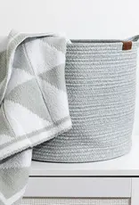 Living Textiles Living Textiles Cotton Rope Medium Hamper - Sage
