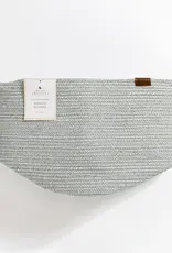 Living Textiles Living Textiles Cotton Rope Medium Hamper - Sage