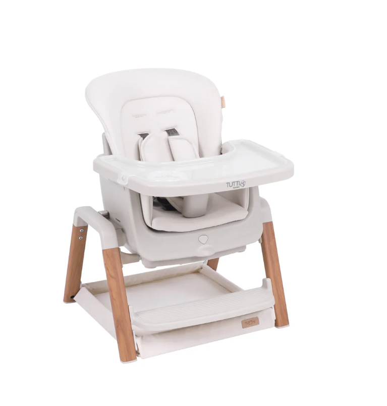Tutti Bambini Tutti Bambini Nova Evolutionary High Chair in Scandi Walnut and Ecru