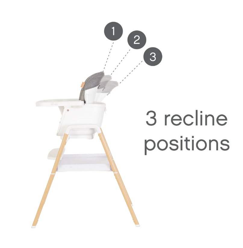Tutti Bambini Tutti Bambini Nova Evolutionary High Chair in Scandi Walnut and Ecru