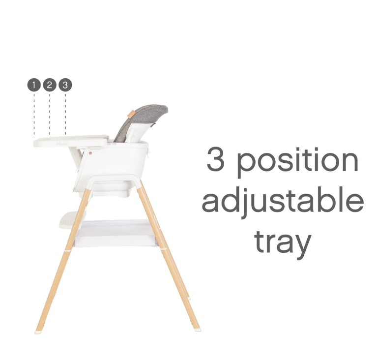 Tutti Bambini Tutti Bambini Nova Evolutionary High Chair in Scandi Walnut and Ecru