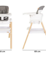 Tutti Bambini Tutti Bambini Nova Evolutionary High Chair in Scandi Walnut and Ecru