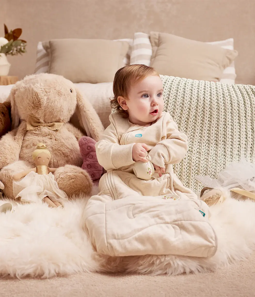 Love To Dream Love to Dream Sleep Bag 3.5T Quilted Stretch Cotton Oatmeal