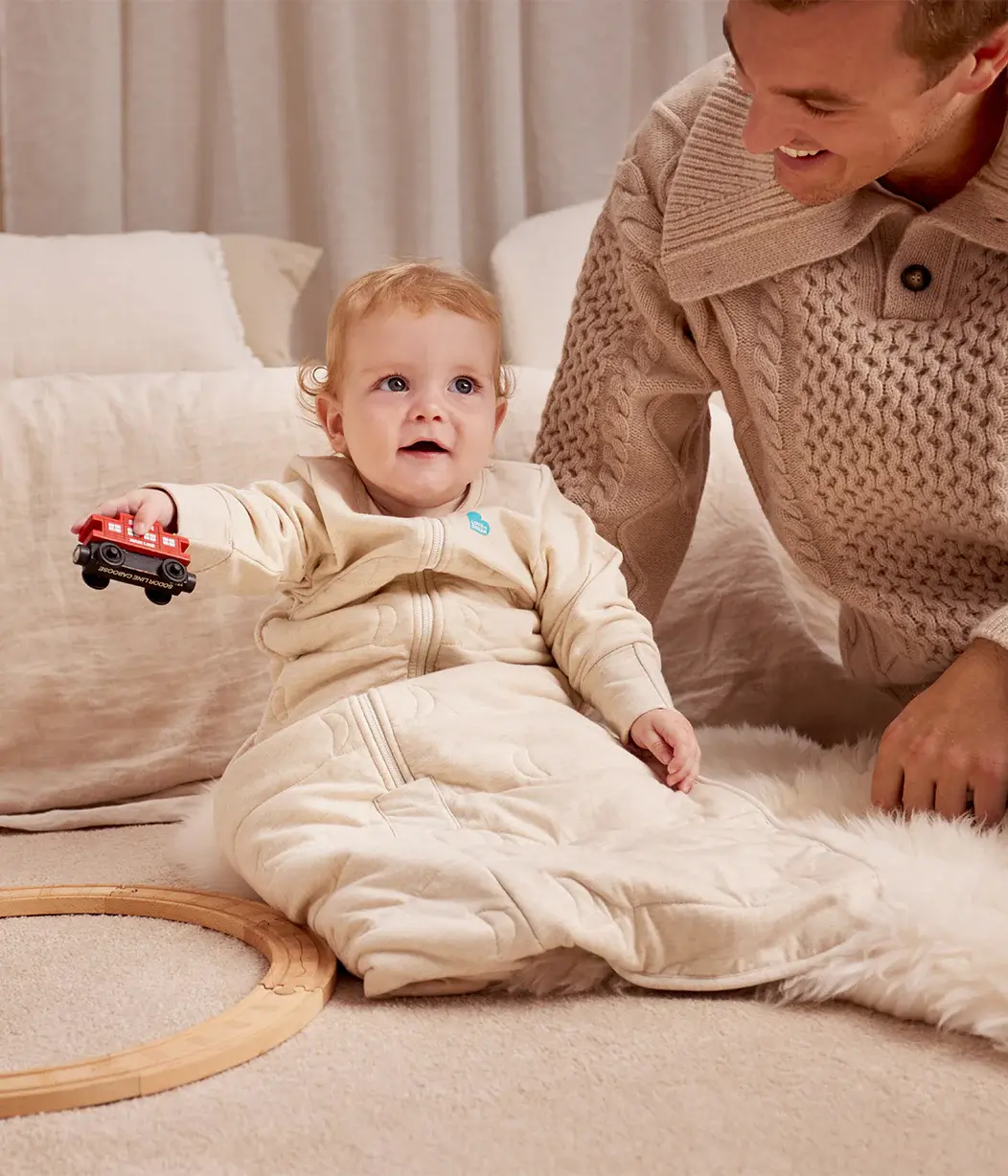 Love To Dream Love to Dream Sleep Bag 3.5T Quilted Stretch Cotton Oatmeal