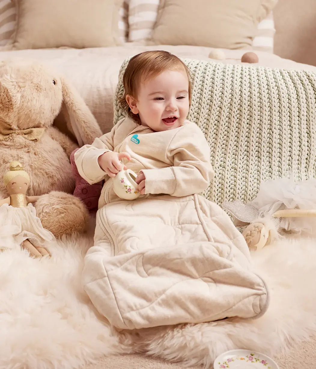 Love To Dream Love to Dream Sleep Bag 3.5T Quilted Stretch Cotton Oatmeal