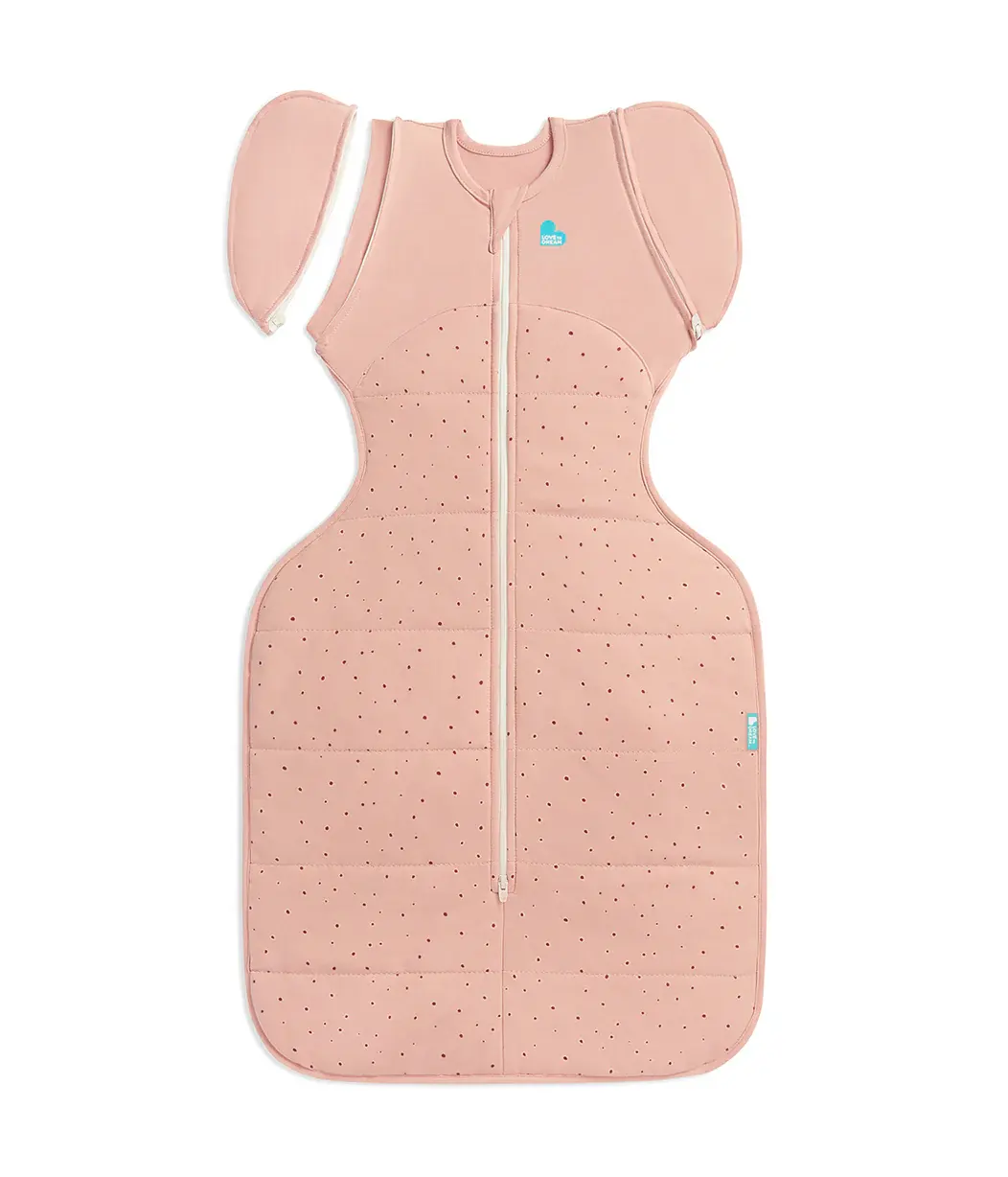 Love To Dream Love to Dream Transition Bag 2.5T Quilted Stretch Cotton Rose Pebbles