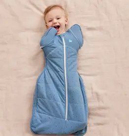 Love To Dream Love to Dream Transition Bag 2.5T Quilted Stretch Cotton Storm Blue Pebbles