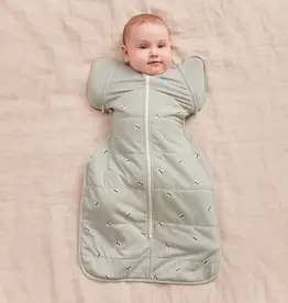 Love To Dream Love to Dream Transition Bag 2.5T Quilted Stretch Cotton Olive Bees