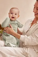 Love To Dream Love to Dream Transition Bag 2.5T Quilted Stretch Cotton Olive Bees