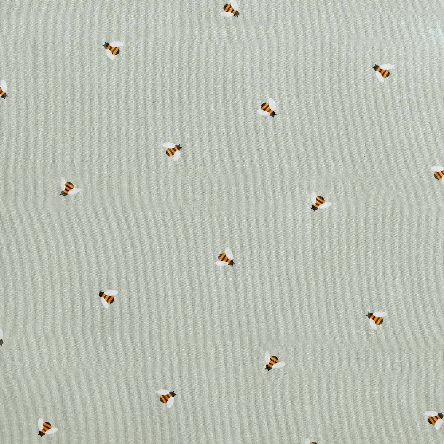 Love To Dream Love to Dream Transition Bag 2.5T Quilted Stretch Cotton Olive Bees