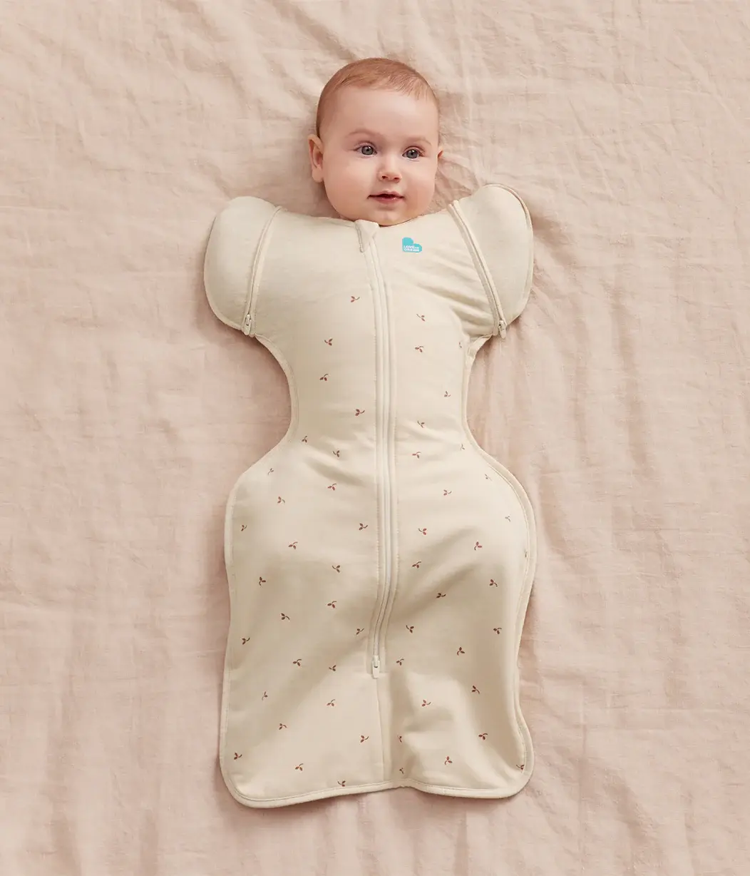 Love To Dream Love To Dream Swaddle UP™ Transition Bag 1.5 TOG Cotton Fleece Oatmeal Twigs
