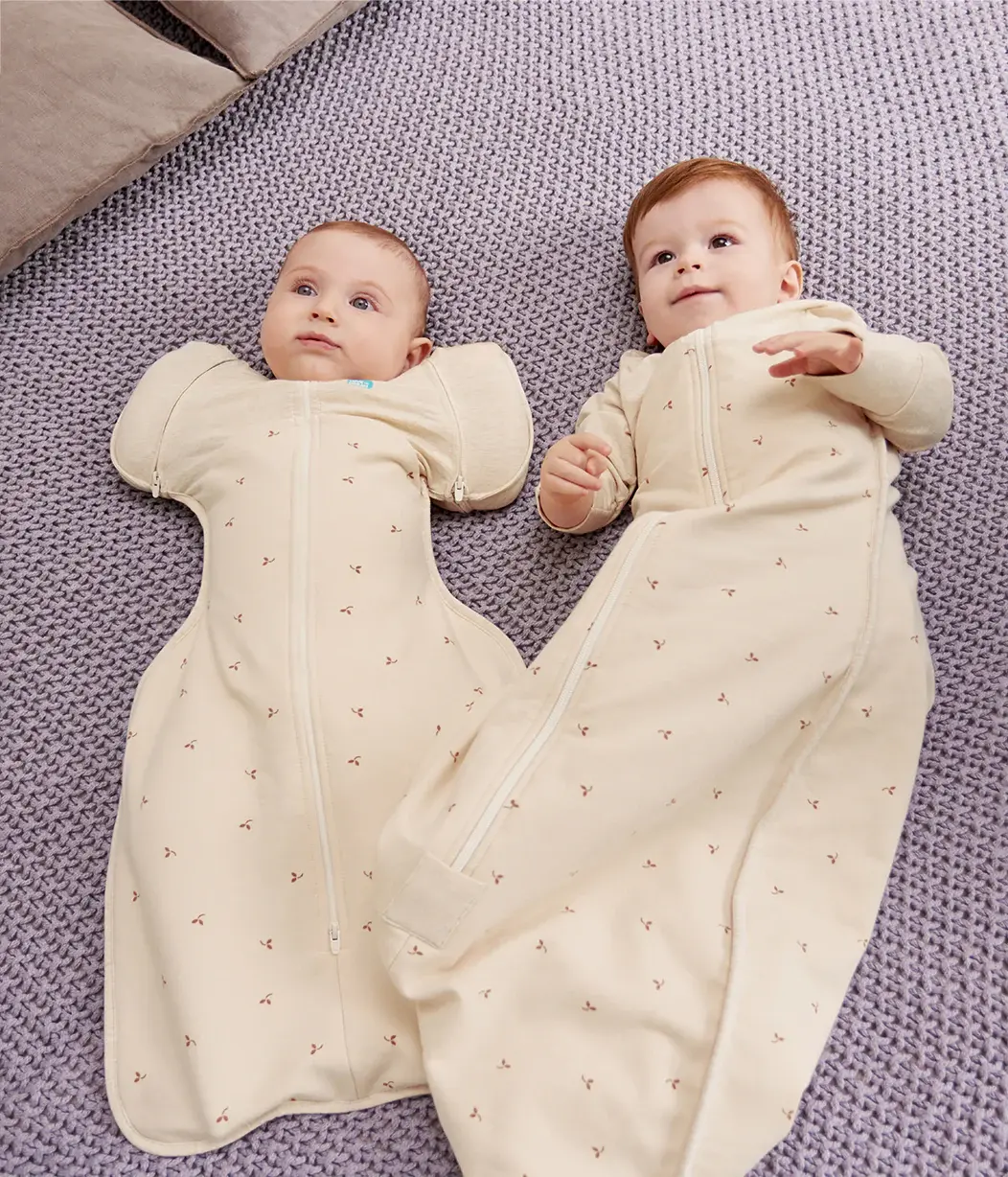 Love To Dream Love To Dream Swaddle UP™ Transition Bag 1.5 TOG Cotton Fleece Oatmeal Twigs