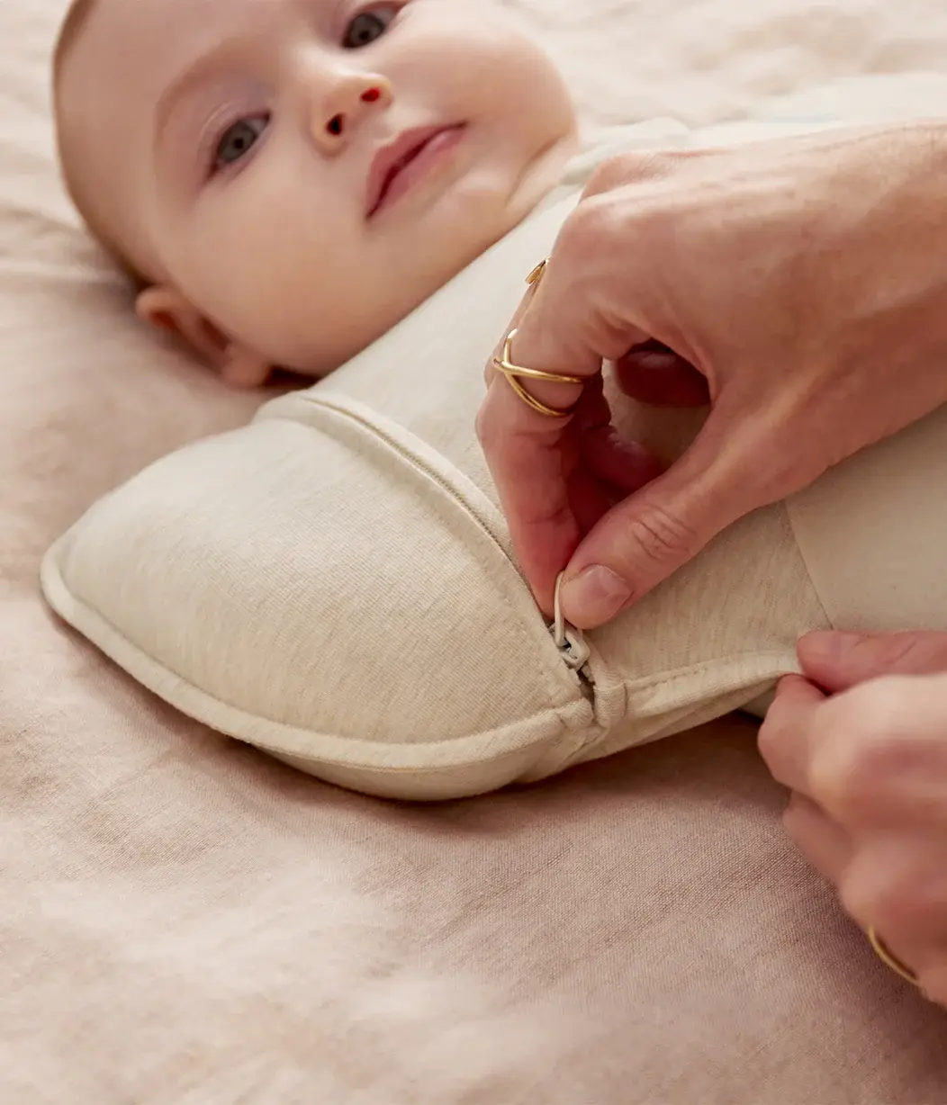 Love To Dream Love To Dream Swaddle UP™ Transition Bag 1.5 TOG Cotton Fleece Oatmeal Twigs