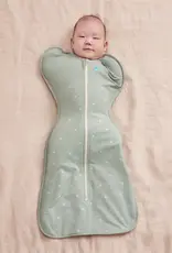 Love To Dream Love To Dream Swaddle UP™ 1.5 TOG Cotton Fleece Olive Twigs