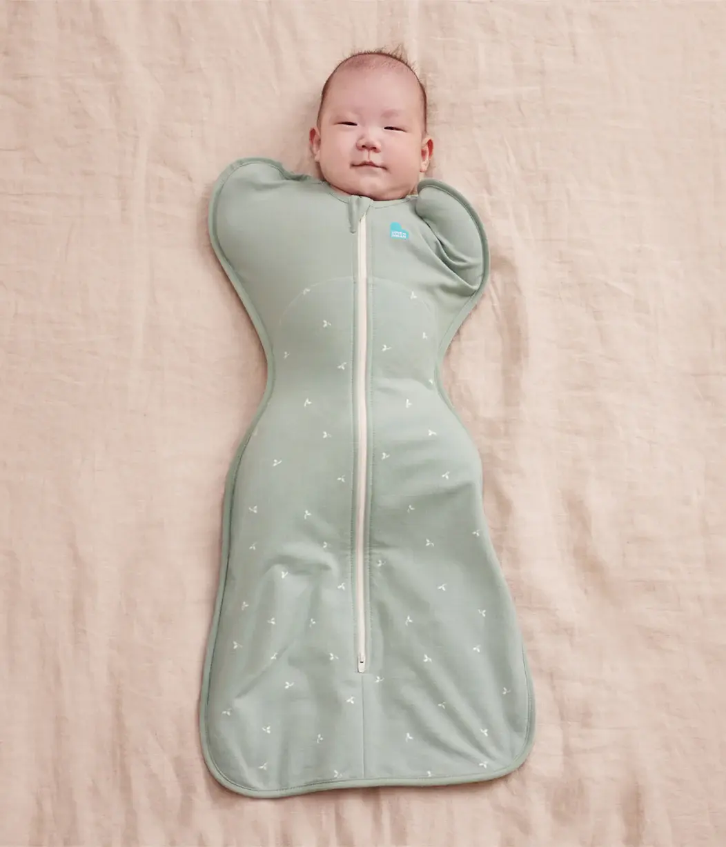 Love To Dream Love To Dream Swaddle UP™ 1.5 TOG Cotton Fleece Olive Twigs
