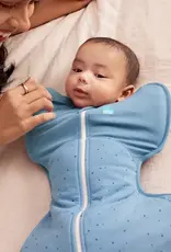 Love To Dream Love To Dream Swaddle UP™ 2.5 TOG Quilted Stretch Cotton Storm Blue Pebbles