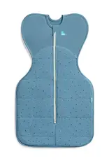 Love To Dream Love To Dream Swaddle UP™ 2.5 TOG Quilted Stretch Cotton Storm Blue Pebbles
