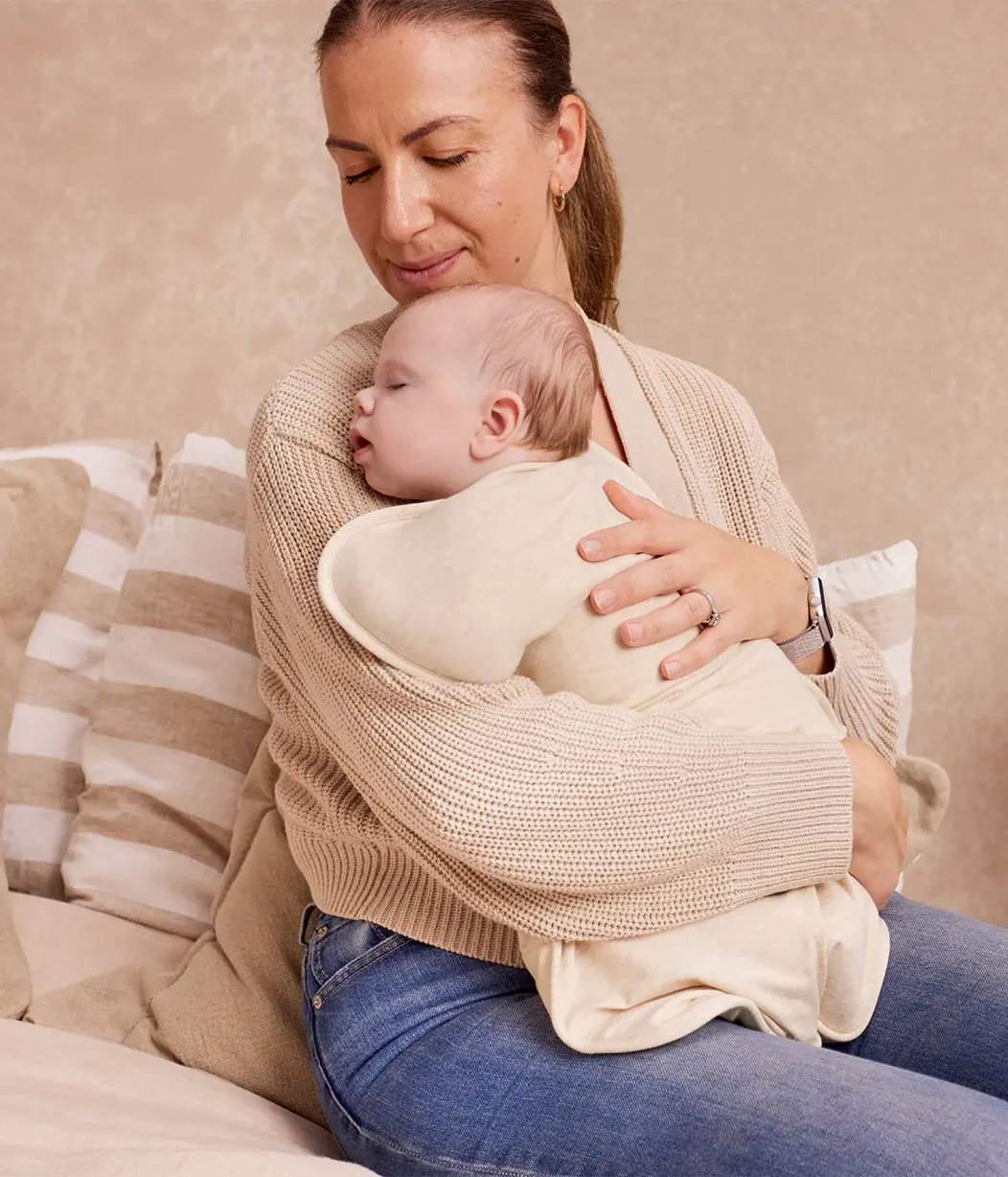 Love To Dream Love To Dream Swaddle UP™ 2.5 TOG Quilted Stretch Cotton Oatmeal Bees