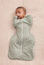 Love To Dream Love To Dream Swaddle UP™ 2.5 TOG Quilted Stretch Cotton Olive Bees