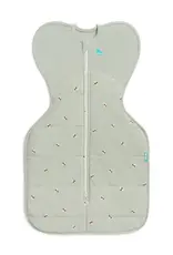 Love To Dream Love To Dream Swaddle UP™ 2.5 TOG Quilted Stretch Cotton Olive Bees