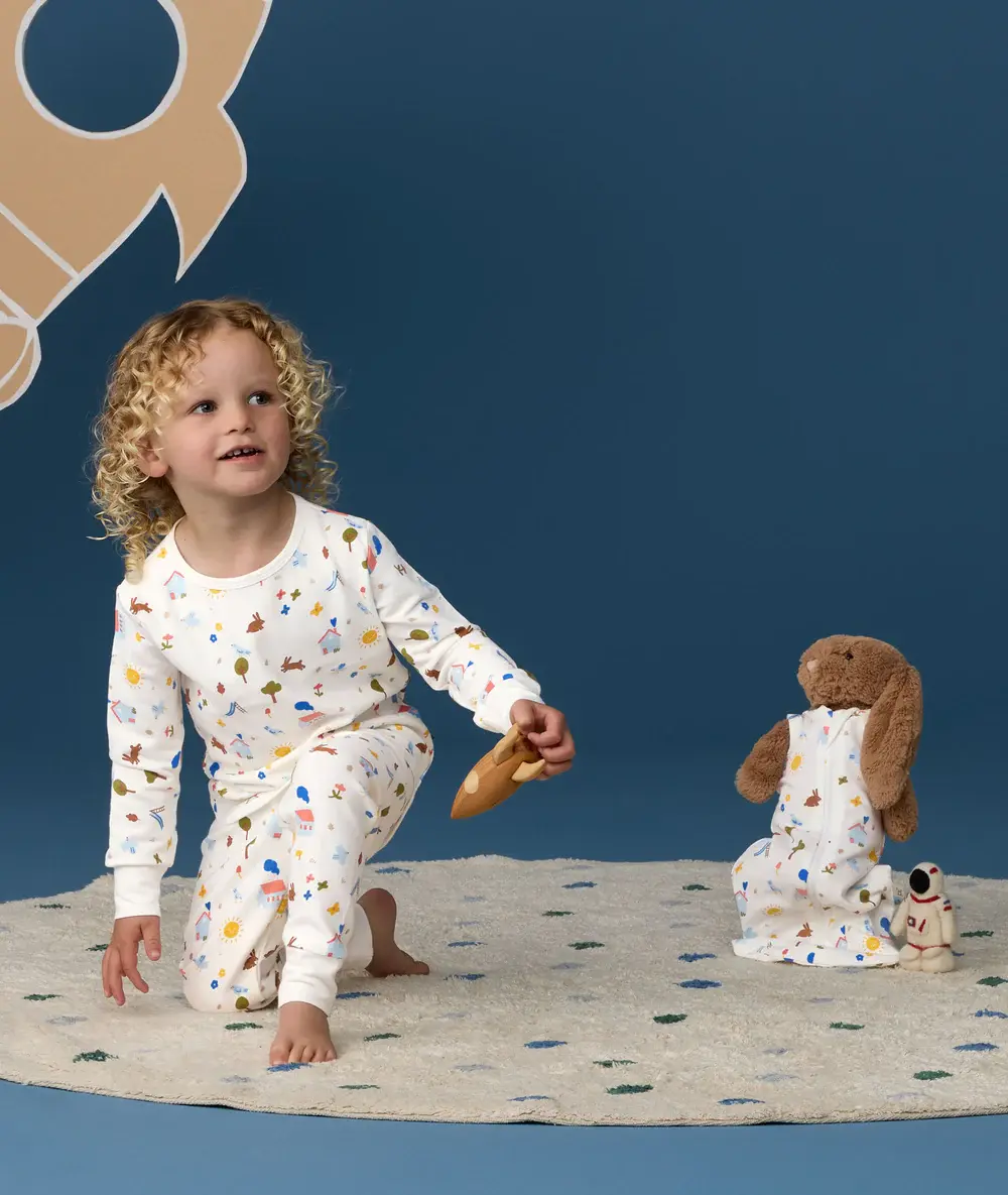 ErgoPouch ErgoPouch Long Sleeve Pyjamas 1.0 TOG Daydream