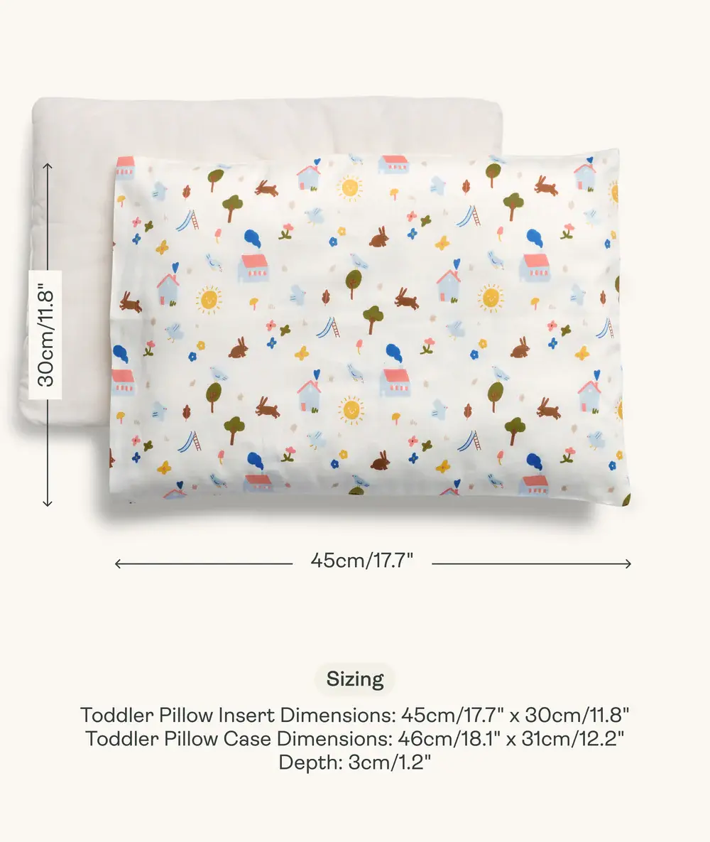 ErgoPouch ErgoPouch Organic Toddler Pillow and Case Daydream