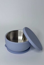 Meadow Lane Collective Meadow Lane Collective Stainless Steel Baby and Toddler+ Suction Bowl - Blue