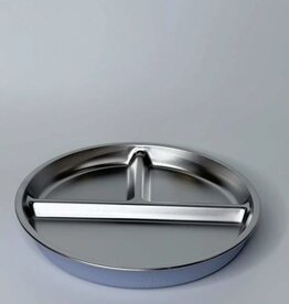 Meadow Lane Collective Meadow Lane Collective Stainless Steel Baby and Toddler+ Divider Suction Plate - Blue