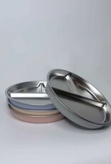 Meadow Lane Collective Meadow Lane Collective Stainless Steel Baby and Toddler+ Divider Suction Plate - Grey
