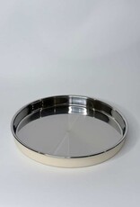 Meadow Lane Collective Meadow Lane Collective Non-Slip Stainless Steel Plate - Cream