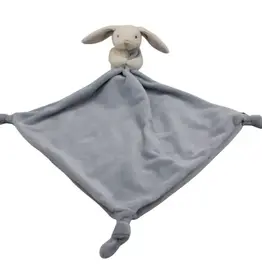 Petite Vous Petite Vous Mika the Bunny Mini Toy & Comfort Blanket - Dusty Blue