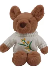 Petite Vous Petite Vous Jojo the Kangaroo with Embroidered Wattle Jumper