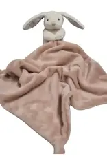 Petite Vous Petite Vous Mia the Bunny Baby Comforter / Dusty Pink Blanket Warm