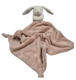 Petite Vous Petite Vous Mia the Bunny Baby Comforter / Dusty Pink Blanket Warm
