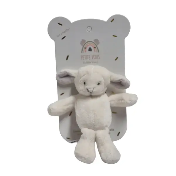Petite Vous Petite Vous Lulu the Lamb Rattle Soft Toy